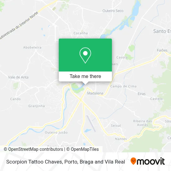 Scorpion Tattoo Chaves map