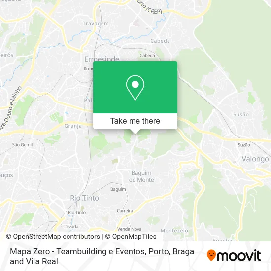 Mapa Zero - Teambuilding e Eventos map