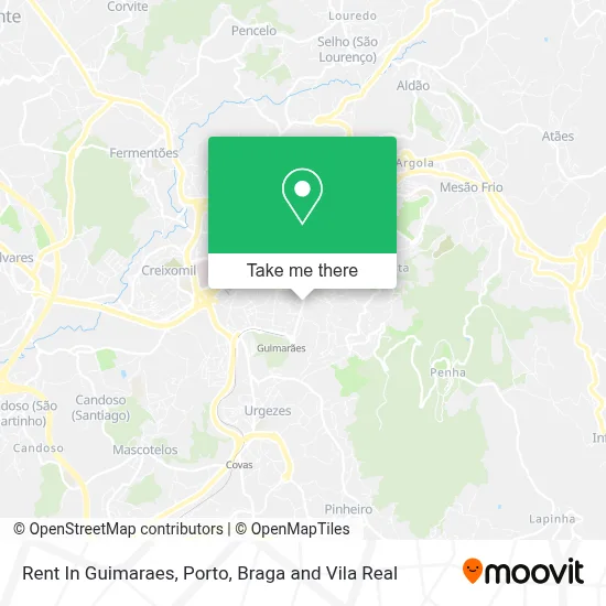 Rent In Guimaraes mapa