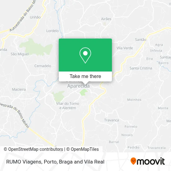 RUMO Viagens mapa