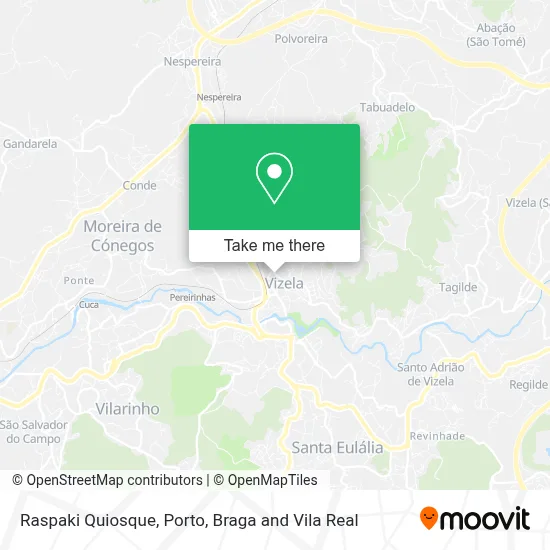 Raspaki Quiosque mapa