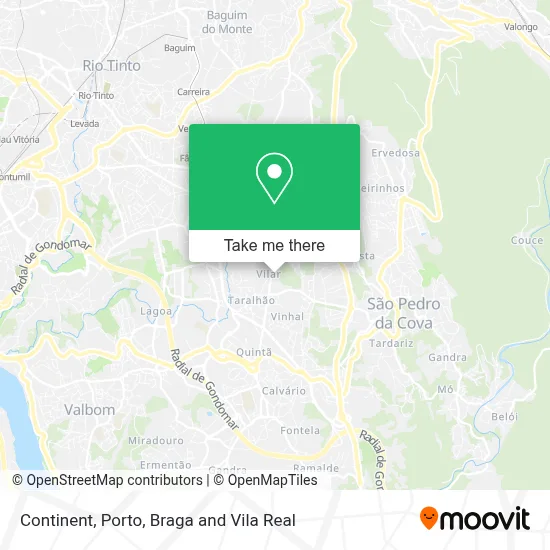 Continente map