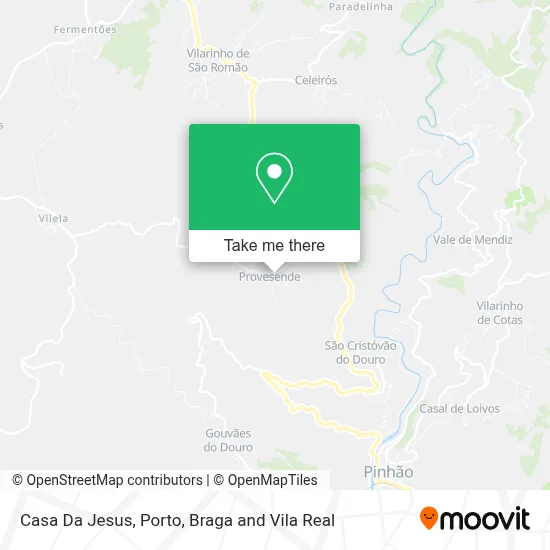 Casa Da Jesus map