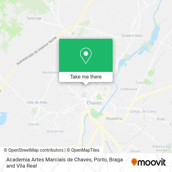 Academia Artes Marciais de Chaves map