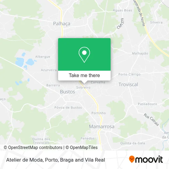 Atelier de Moda map