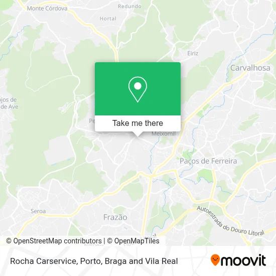Rocha Carservice mapa