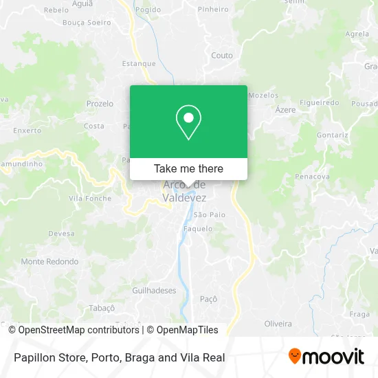 Papillon Store map