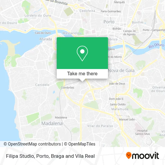 Filipa Studio map
