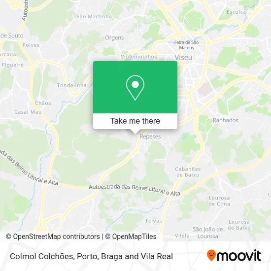 Colmol Colchões map