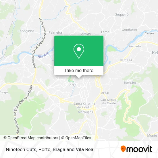 Nineteen Cuts map