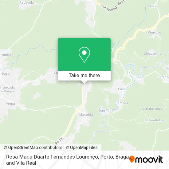 Rosa Maria Duarte Fernandes Lourenço map