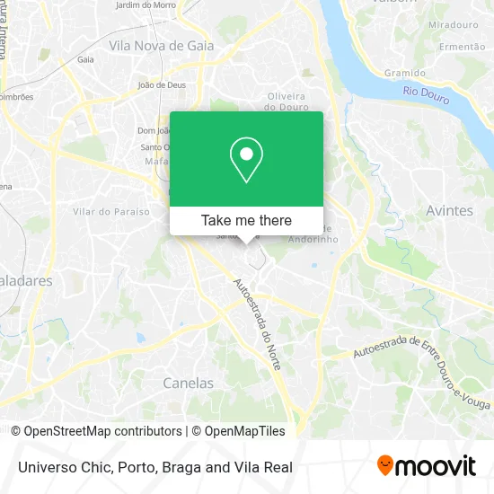 Universo Chic map