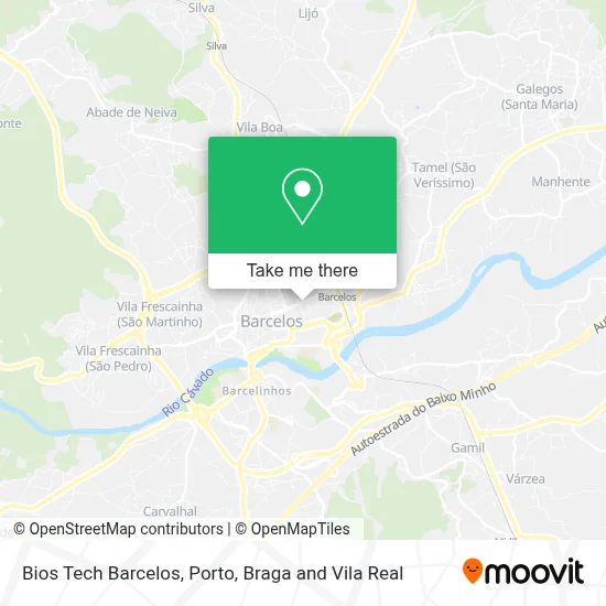 Bios Tech Barcelos map