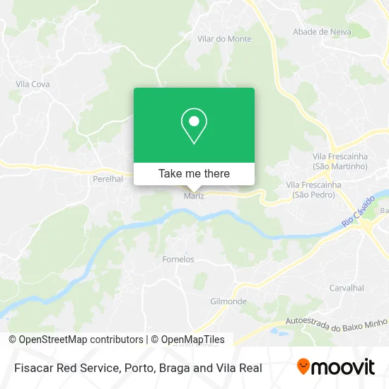 Fisacar Red Service map
