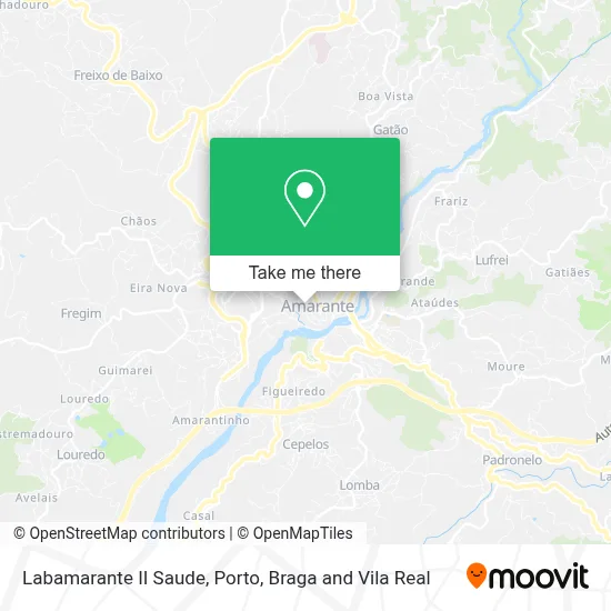 Labamarante II Saude map