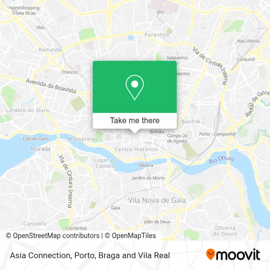 Asia Connection map