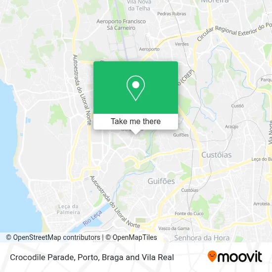 Crocodile Parade map
