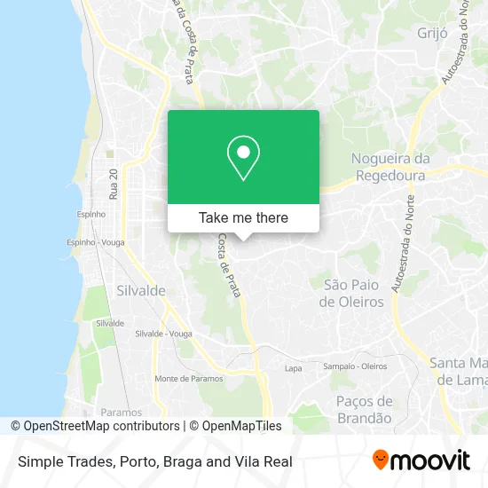 Simple Trades map