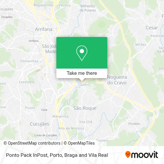 Ponto Pack InPost map
