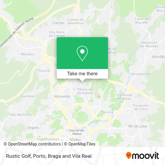Rustic Golf mapa