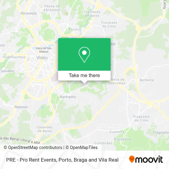 PRE - Pro Rent Events map