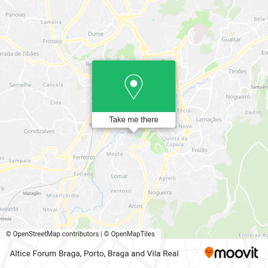 Altice Forum Braga map