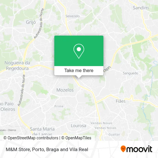 M&M Store map