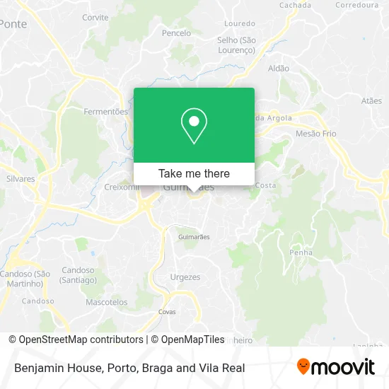 Benjamin House map