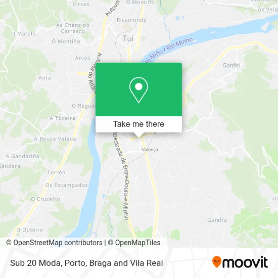 Sub 20 Moda mapa