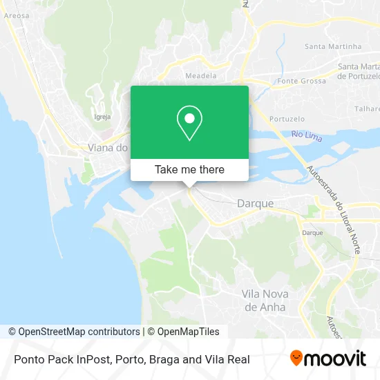 Ponto Pack InPost map