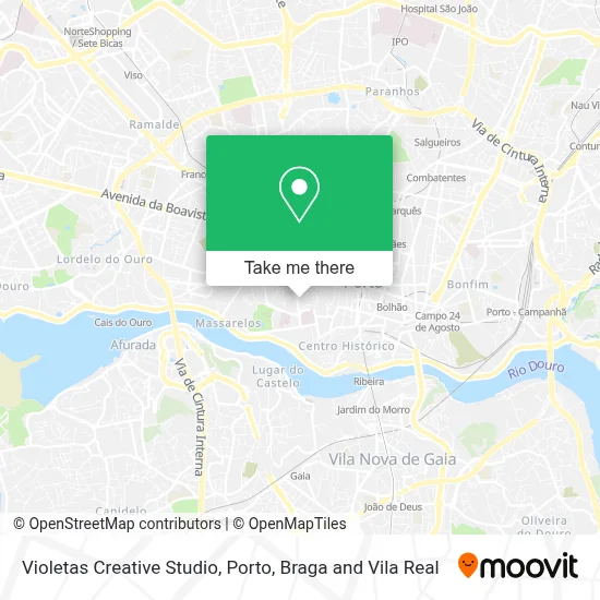 Violetas Creative Studio map
