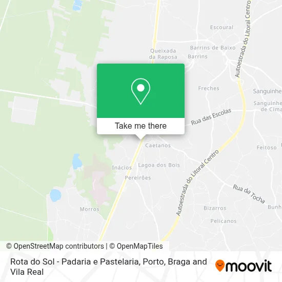 Rota do Sol - Padaria e Pastelaria map