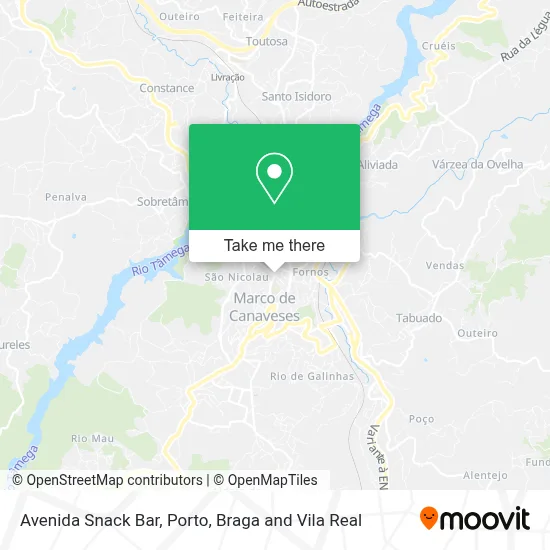 Avenida Snack Bar map