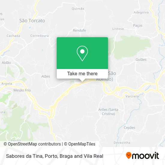 Sabores da Tina map