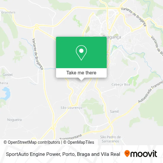 SportAuto Engine Power map