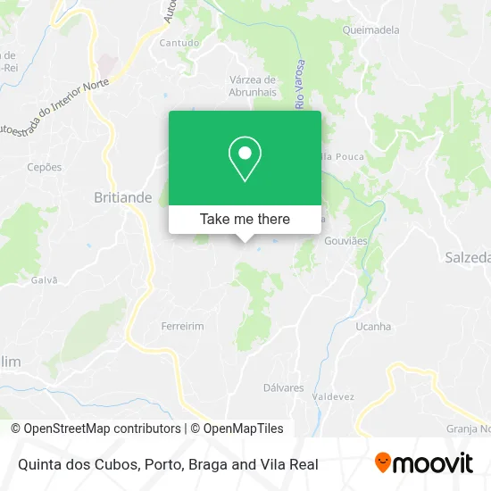 Quinta dos Cubos map