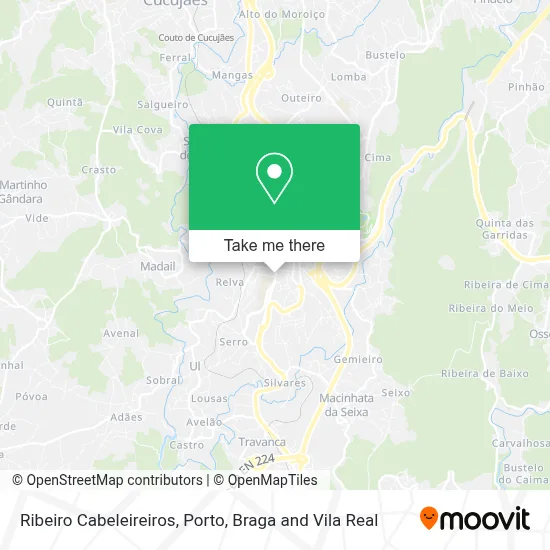 Ribeiro Cabeleireiros map
