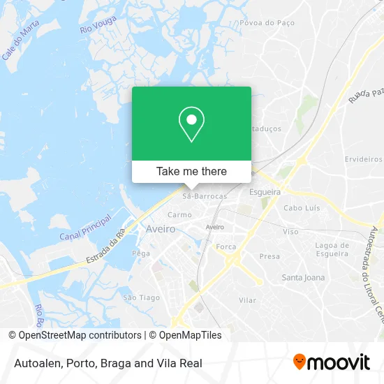 Autoalen map