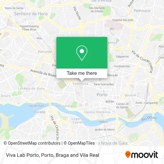 Viva Lab Porto map