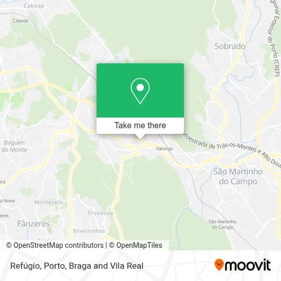 Refúgio map