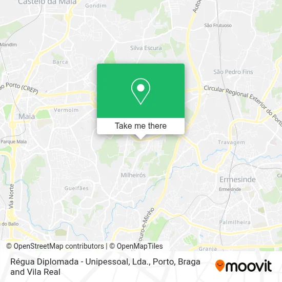 Régua Diplomada - Unipessoal, Lda. map