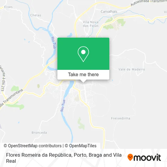 Flores Romeira da República map