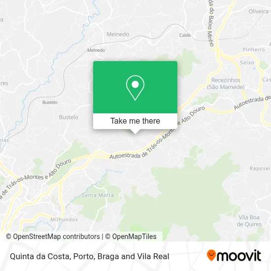 Quinta da Costa map