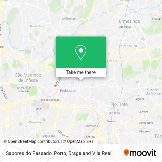 Sabores do Passado map