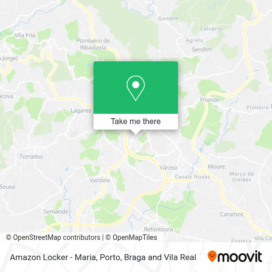 Amazon Locker - Maria map