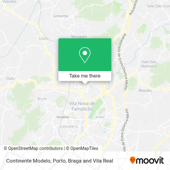 Continente Modelo map