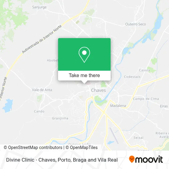 Divine Clinic - Chaves map