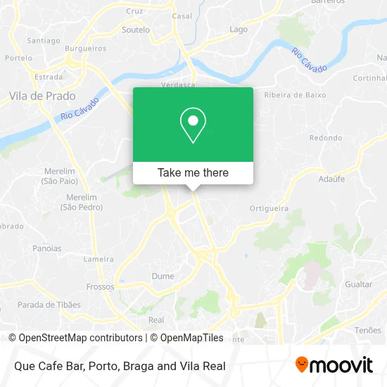 Que Cafe Bar map