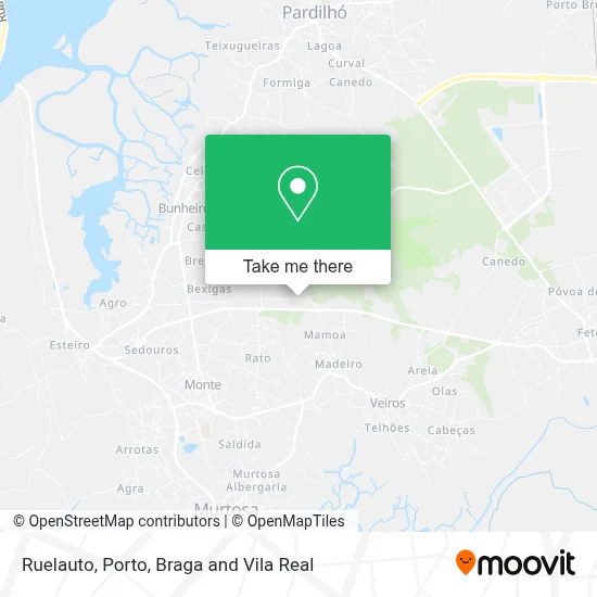 Ruelauto mapa