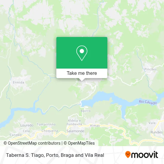Taberna S. Tiago map